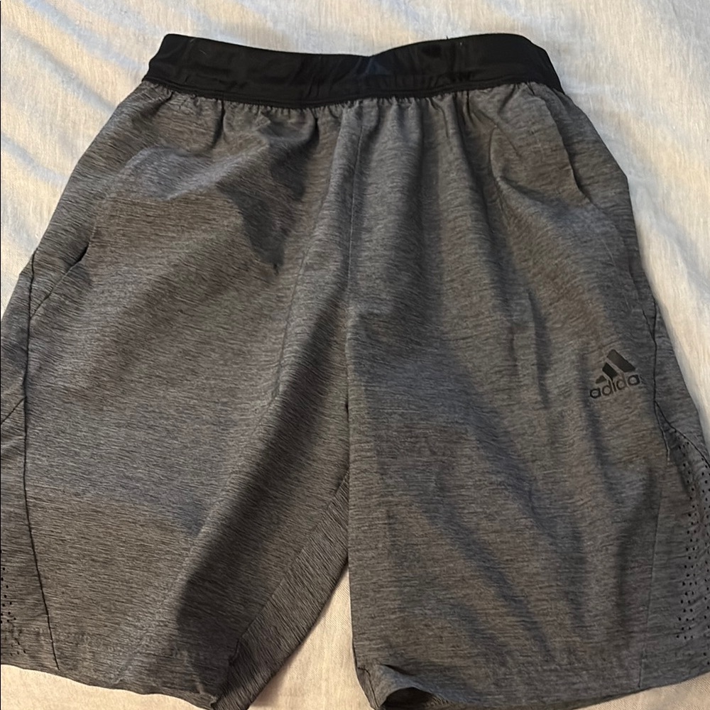 Adidas Men's Gray Performance Shorts